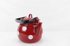 Smaltovaný čajník - 3.5 l červený