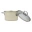 Smaltovaný hrnec se skleněnou poklicí ø 16 cm - 2 l - ECO CERAMIC krémový | BELIS