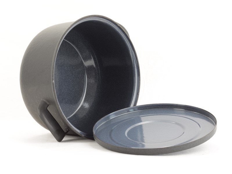 Smaltovaný hrnec s ETC uvnitř a s poklicí ø 24 cm - 5.5 l - BSE | BELIS