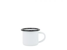 Smaltovaný hrnček ø 5 cm – 0,14 l biely
