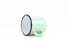 Smaltovaný hrnek ø 7 cm - 0.25 l světle zelený