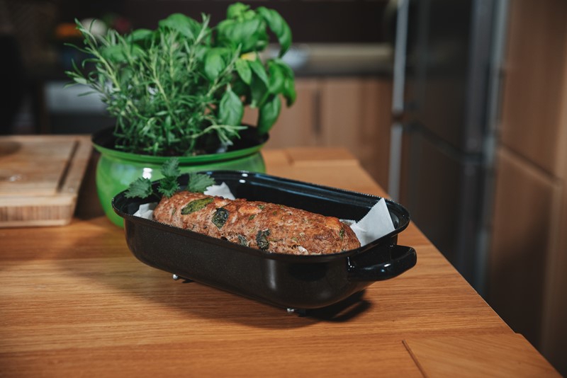 Smaltovaný dvoupekáč rovný 25x16 cm - 2.2 l - PEKÁČE | SFINX