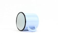Smaltovaný hrnček ø 8 cm – 0,35 l svetlomodrý