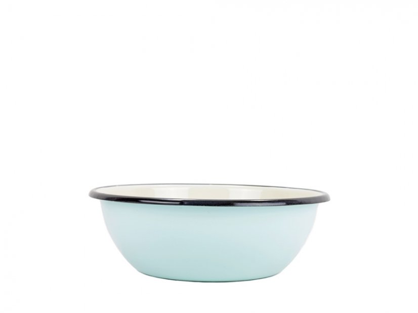 Smaltovaná miska ø 19 cm – 1,5 l tyrkysová