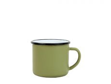 Smaltovaný hrnek ø 8 cm - 0.35 l khaki - ČESKÝ PLECHÁČEK | BELIS