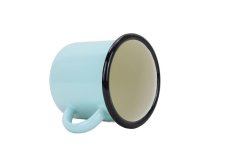 Smaltovaný hrnek ø 8 cm - 0.35 l tyrkysový