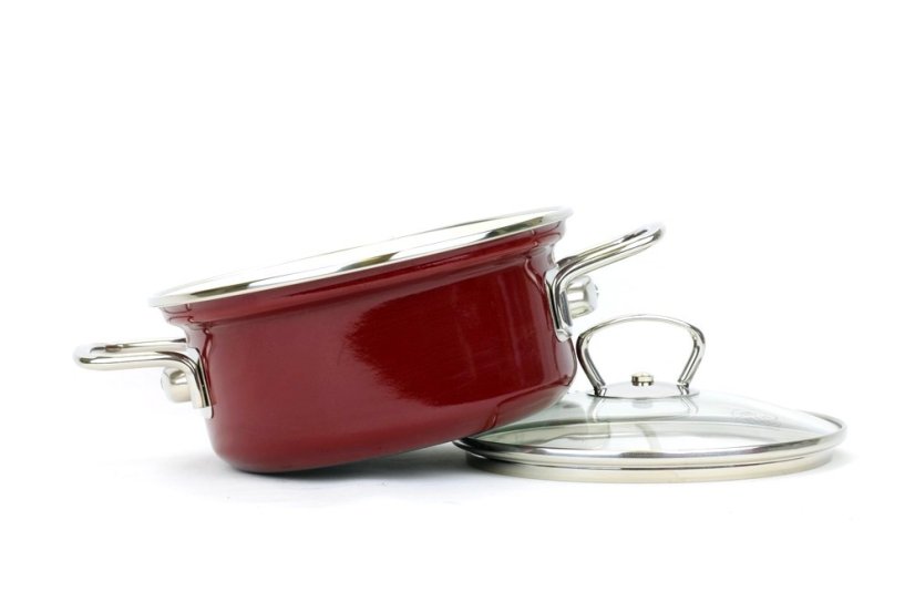 Smaltovaná sada nádobí 10-dílná - ECO-CERAMIC | BELIS - 2 jakost