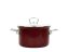 Smaltovaný hrnec s poklicí ø 16 cm - 2 l - ECO-CERAMIC | BELIS - 2 jakost