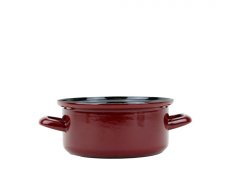 Smaltovaný rendlík ø 16 cm - 1.4 l - STANDARD BORDO | BELIS