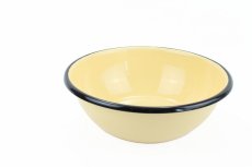 Smaltovaná miska ø 19 cm - 1.5 l krémová