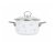 Smaltovaný hrnec se skleněnou poklicí ø 20 cm - 3.5 l - PREMIUM bílý | BELIS