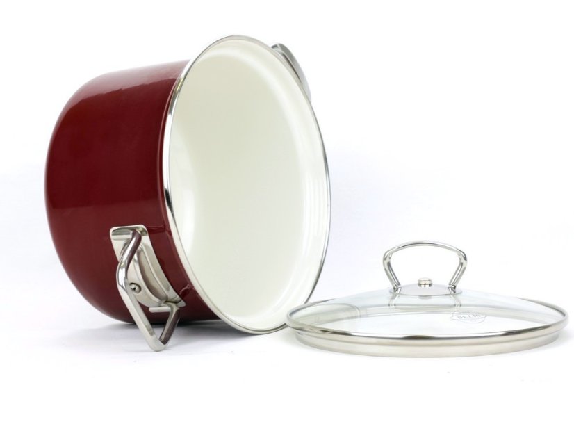 Smaltovaná sada nádobí 10-dílná - ECO-CERAMIC | BELIS - 2 jakost