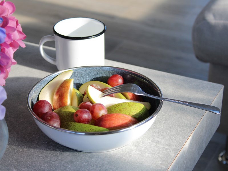 Smaltovaná sada nádobí 10-dílná - PREMIUM bílý | BELIS