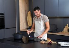 Smaltovaný rendlík s poklicí ø 16 cm - 1.25 l - BSE | BELIS