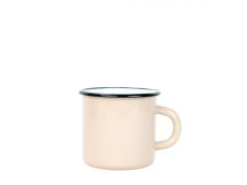 Smaltovaný hrnek ø 7 cm - 0.25 l starorůžový