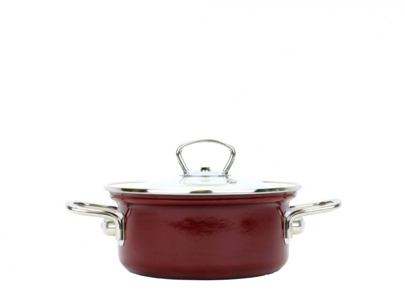 Smaltovaný rendlík s poklicí ø 16 cm - 1.4 l - ECO-CERAMIC | BELIS