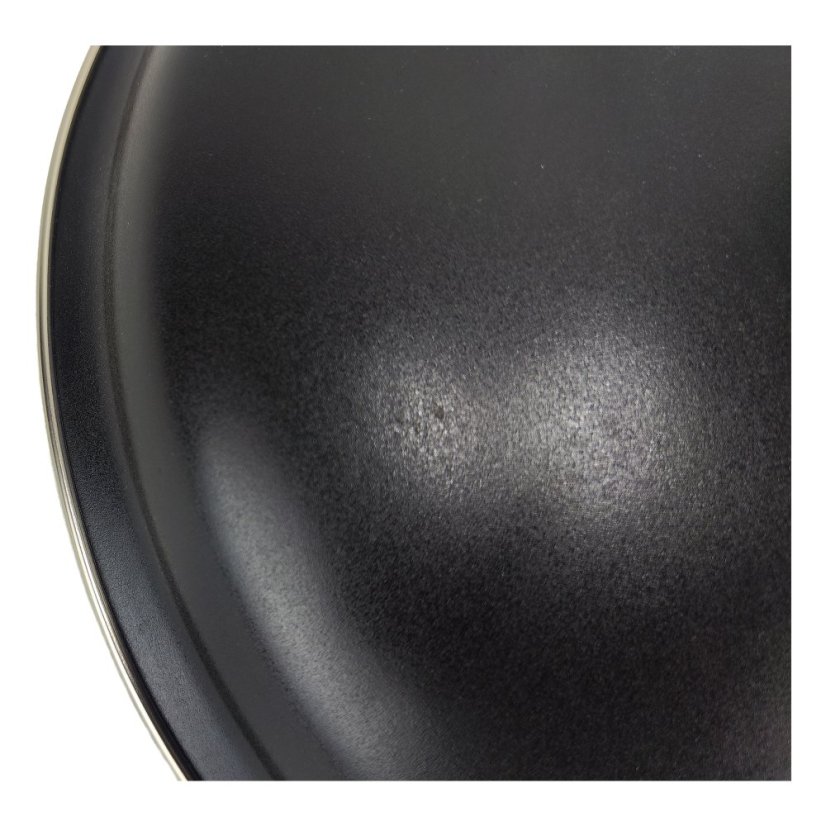Smaltovaná poklice ø 18 cm - LUX | BELIS černá