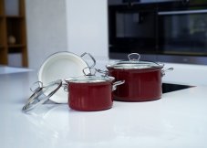 Smaltovaná súprava riadu 11-dielna – ECO-CERAMIC | BELIS