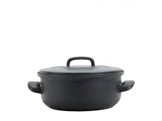 Smaltovaný rendlík s poklicí ø 16 cm - 1.25 l - BSE | BELIS