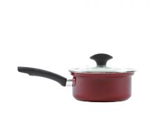 Smaltovaný rendlík s držadlem a poklicí ø 16 cm - 1.4 l - ECO-CERAMIC | BELIS - 2 jakost