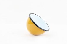 Smaltovaná miska ø 11 cm - 0.35 l hořčicová