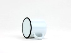 Smaltovaný hrnek ø 7 cm - 0.25 l bílý