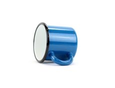 Smaltovaný hrnek ø 8 cm - 0.35 l petrolejově modrý