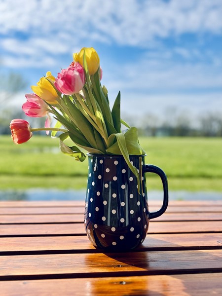 Smaltovaný džbán ø 11.5 cm - 2.5 l modrý