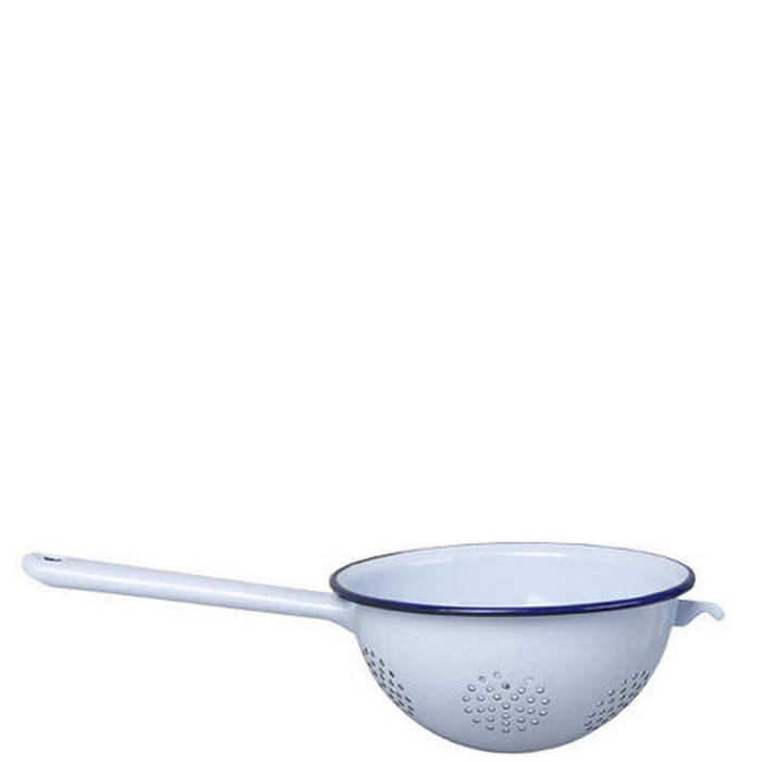 Smaltovaný cedník  ø 20 cm bílý