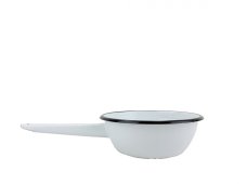 Smaltované sitko ø 17 cm – 1 l biele