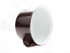 Smaltovaný hrnec ø 24 cm - 6.1 l - STANDARD hnědý | SFINX