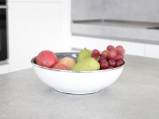 Smaltovaná miska ø 26 cm - 2.5 l velká bílá PREMIUM bílý | BELIS