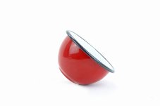 Smaltovaná miska ø 11 cm - 0.35 l červená