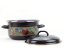 Smaltovaný hrnec s poklicí ø 16 cm - 1.5 l - GOLD | BELIS