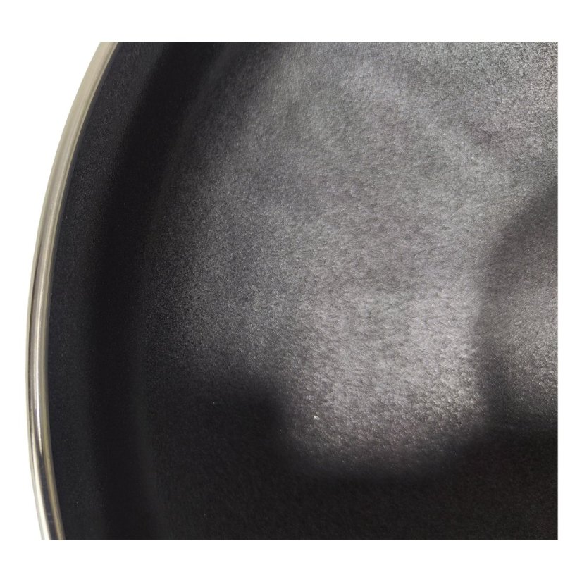 Smaltovaná poklice ø 18 cm - LUX | BELIS černá