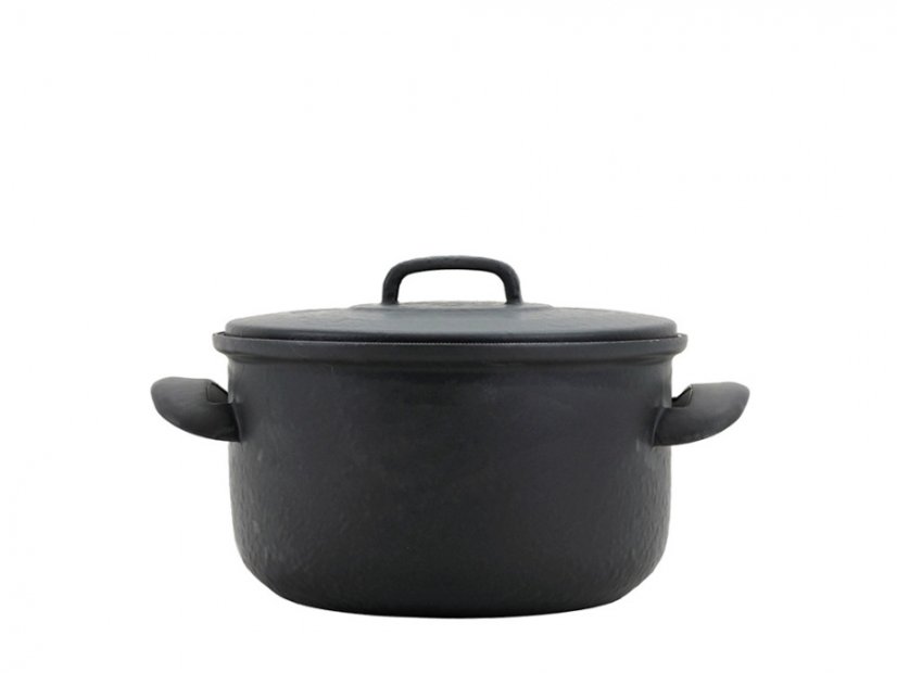 Smaltovaný hrnec s poklicí ø 18 cm - 2.2 l - BSE | BELIS