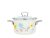 Smaltovaný hrnec se skleněnou poklicí ø 16 cm - 2 l - MEADOW | BELIS