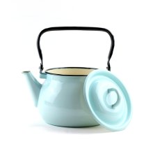 Smaltovaný čajník - 2.5 l tyrkysový