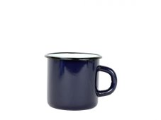 Smaltovaný hrnček ø 8 cm – 0,35 l kobaltovo modrý