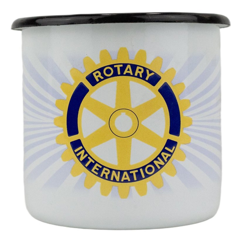 Smaltovaný hrnek ø 8 cm - 0.35 l bílý ROTARY
