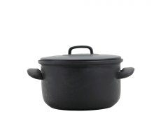 Smaltovaný hrnec s ETC uvnitř a s poklicí ø 24 cm - 5.5 l - BSE | BELIS