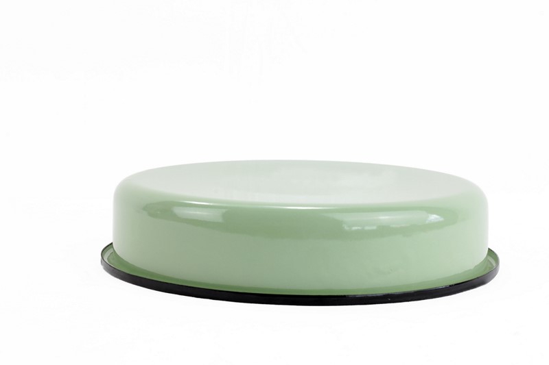 Smaltovaný plech na pečenie zelený ø 20 cm