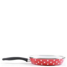 Smaltovaná pánev ø 26 cm červená PUNTÍK červený | BELIS - 2 jakost