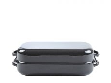Smaltovaný dvoupekáč rovný 40x25 cm - 7 l - PEKÁČE | SFINX