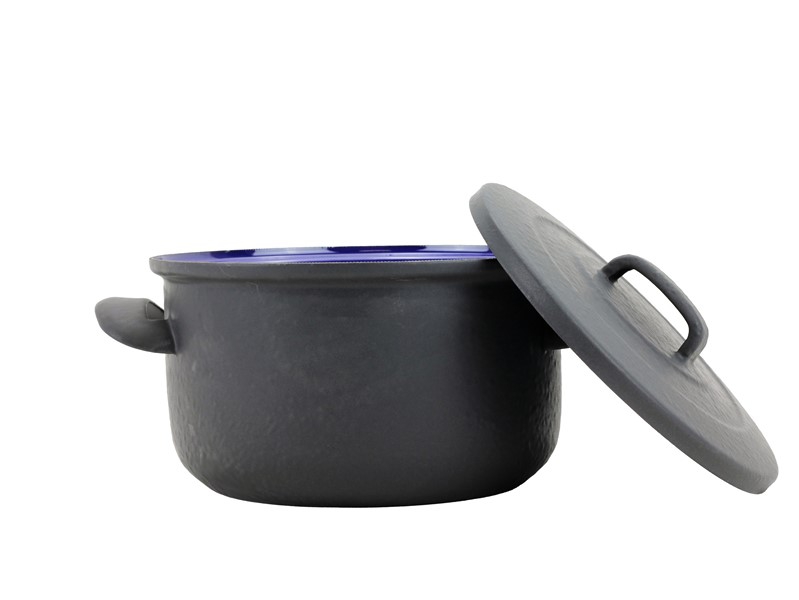 Smaltovaný hrnec s poklicí ø 18 cm - 2.2 l - BSE | BELIS - 2 jakost