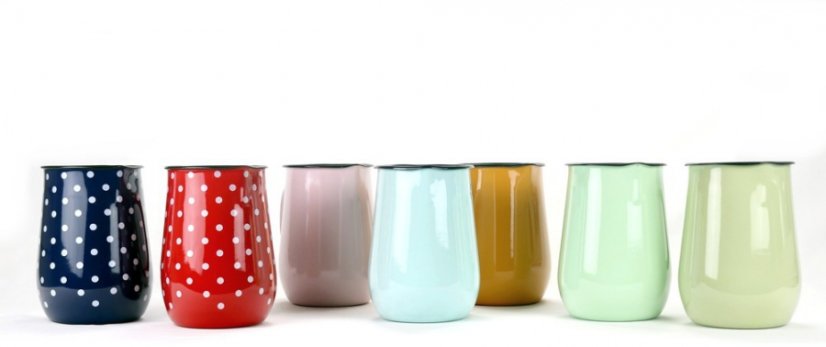 Smaltovaný džbán ø 11.5 cm - 2.5 l limetkový